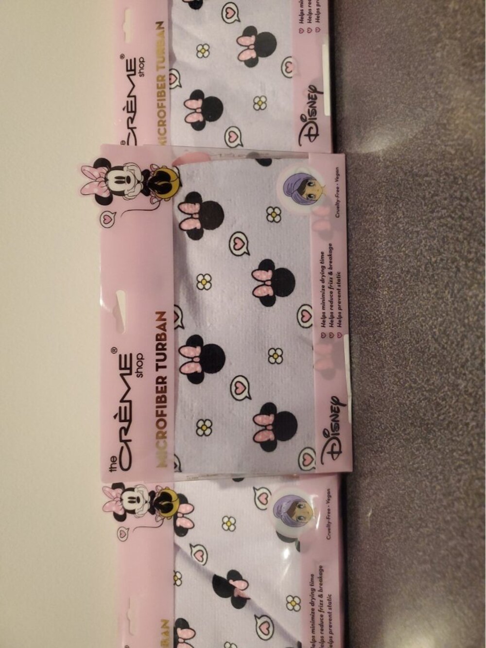 The Crème Shop Disney Minnie Mouse Microfiber Turban Towel Wrap NEW